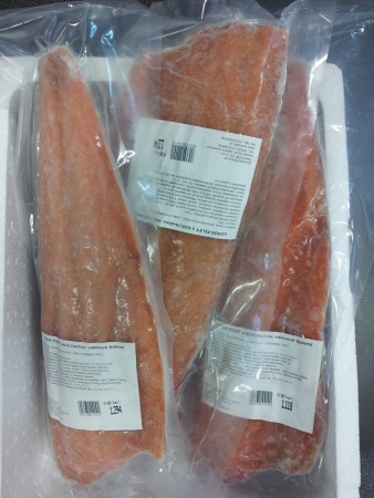Chum salmon fillets with skin, IVP
