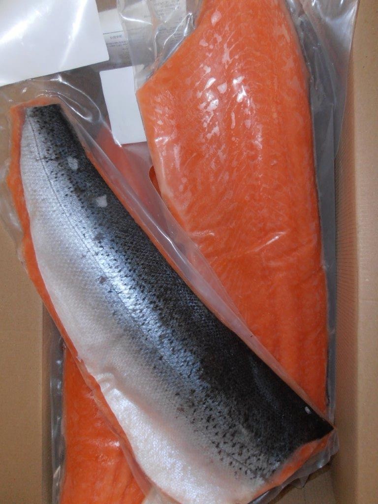 Atlantic salmon fillet with skin, IVP 